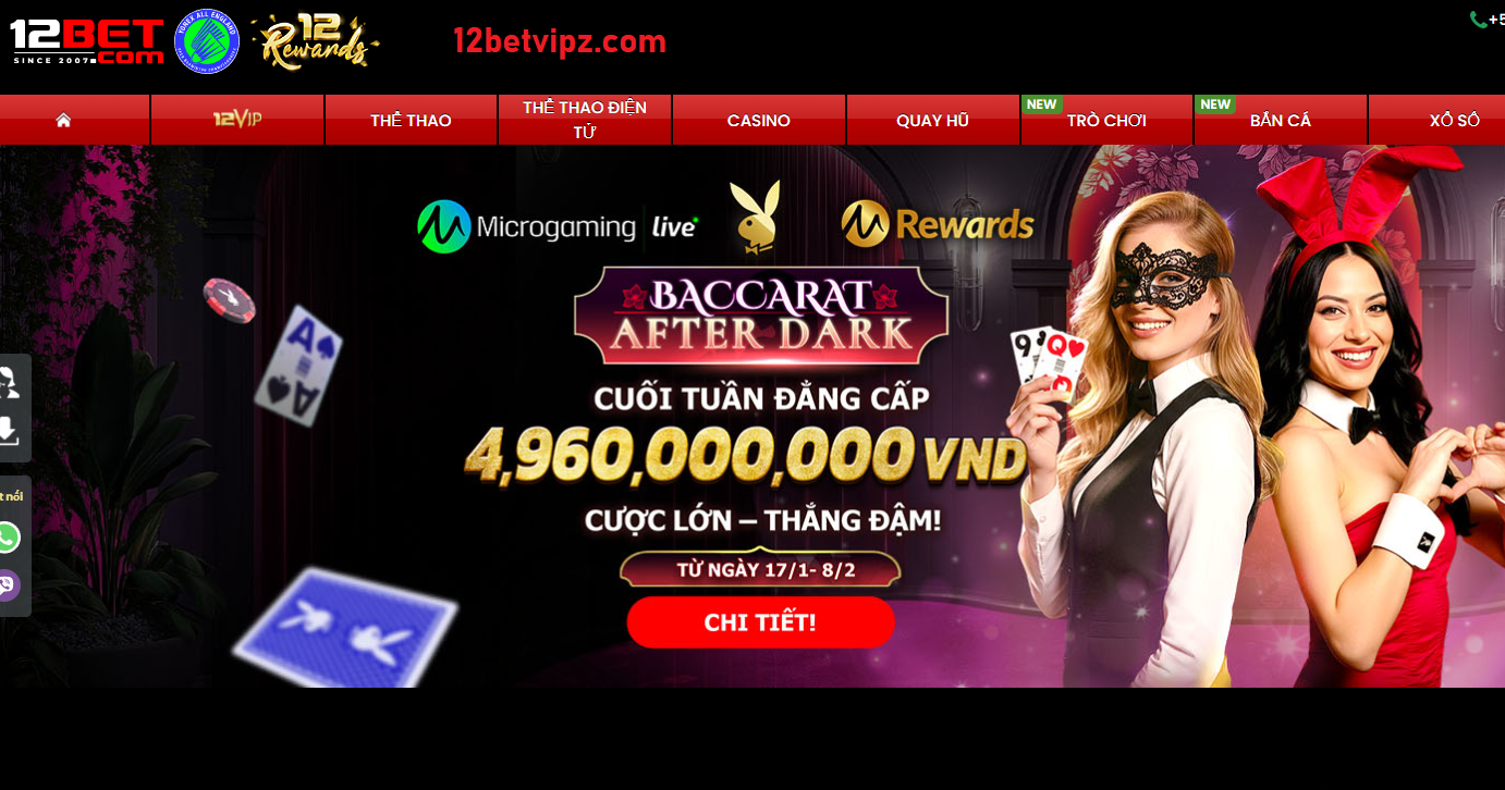 12bet Tham gia chơi casino trực tuyến tại 12bet